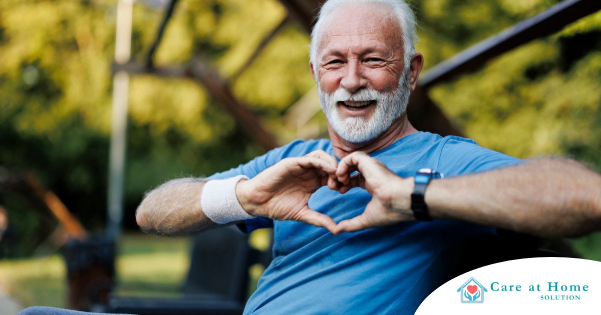 Helping Dad Stay Healthy through Senior Health at Home A senior stays active during men’s health month benefitting from senior health at home.